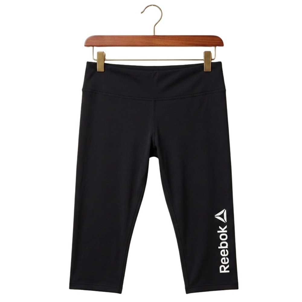 Reebok Black Cropped Active Leggings